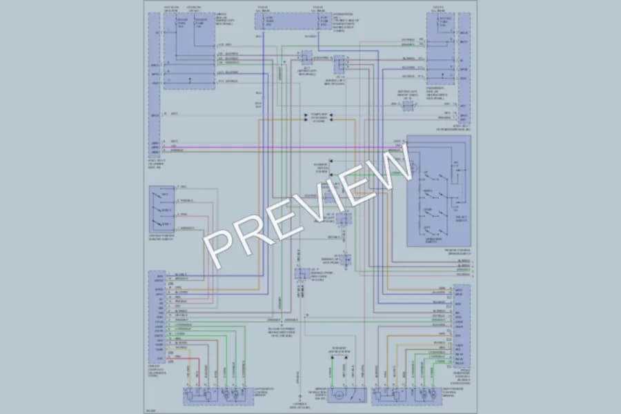 2005 Lexus GS300 Memory Systems wiring diagram preview