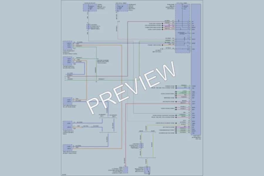 2005 Lexus GS430 Body Control Modules wiring diagram preview