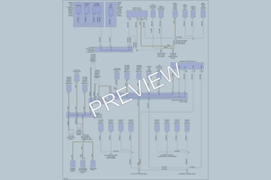 2005 Lexus GS430 Ground Distribution wiring diagram preview