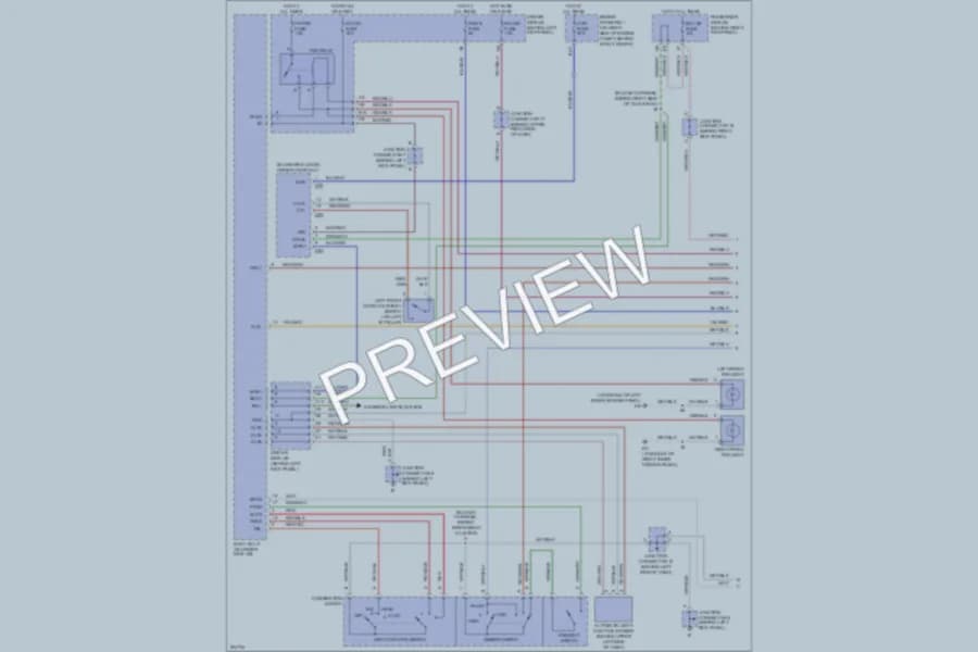2005 Lexus GS430 Headlights wiring diagram preview