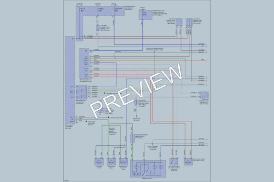 2005 Lexus GS430 Interior Lights wiring diagram preview