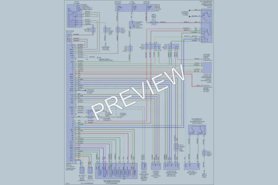 2005 Lexus GS430 Transmission wiring diagram preview