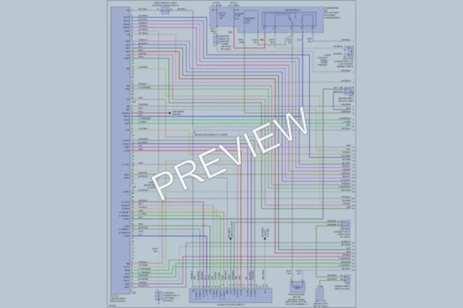 2005 Lexus GX470 Air Conditioning wiring diagram preview