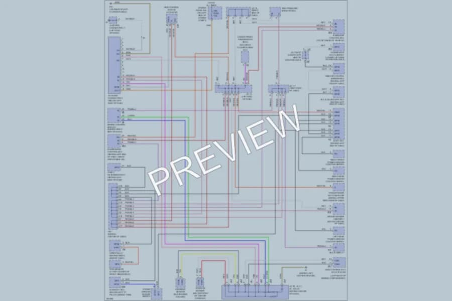 2005 Lexus GX470 Computer Data Lines wiring diagram preview