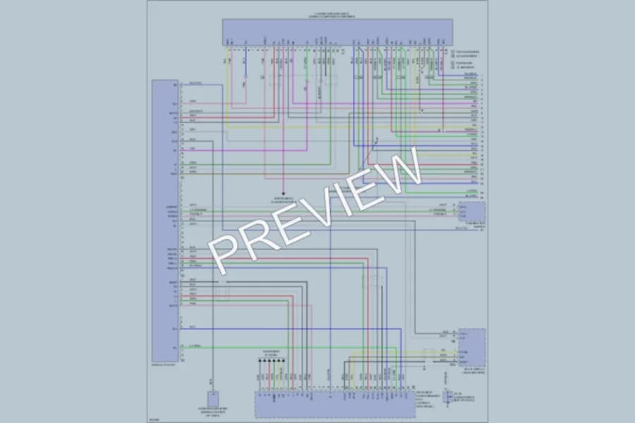 2005 Lexus GX470 Radio wiring diagram preview