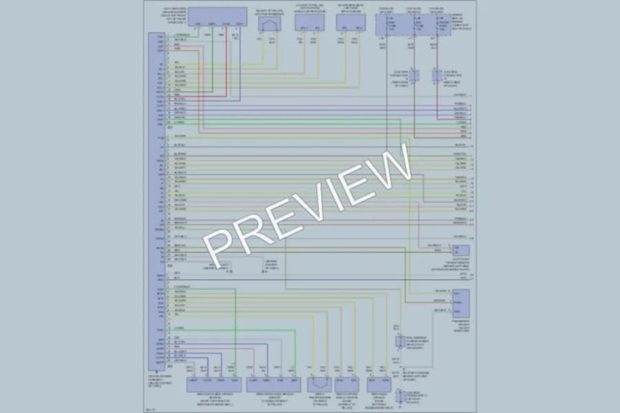 2005 Lexus GX470 Supplemental Restraints wiring diagram preview