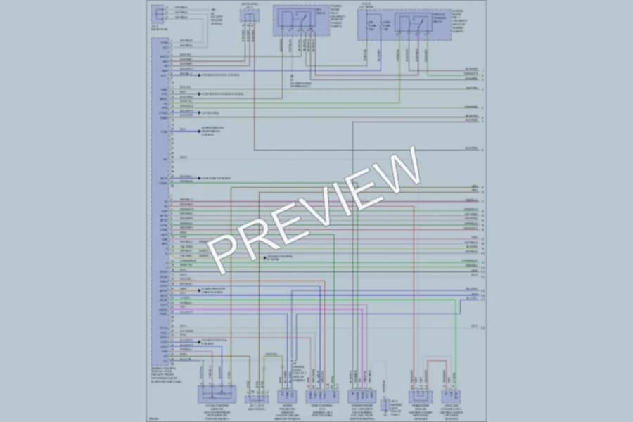 2005 Lexus IS300 Engine Performance wiring diagram preview
