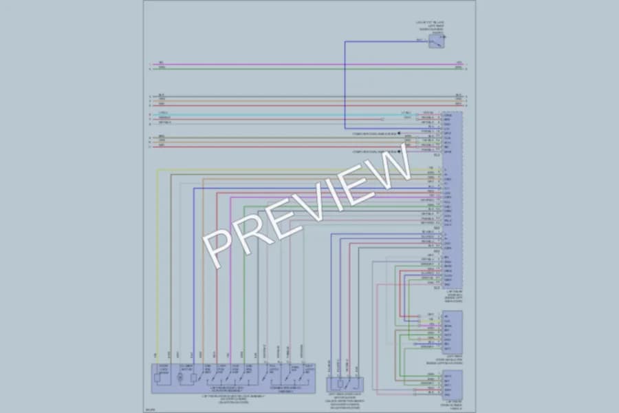 2005 Lexus LS430 Anti Theft wiring diagram preview