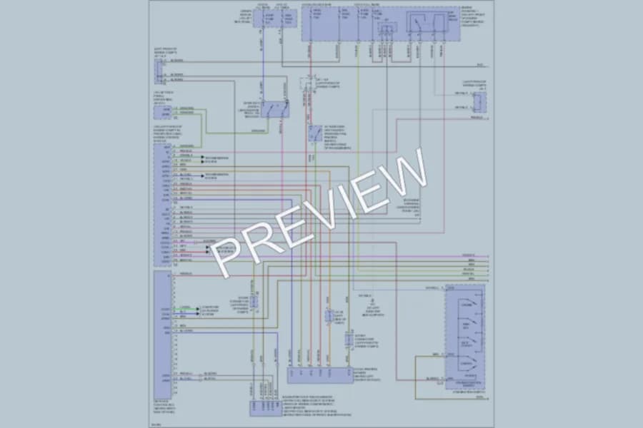 2005 Lexus LS430 Cruise Control wiring diagram preview