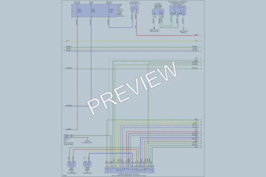 2005 Lexus LS430 Transmission wiring diagram preview