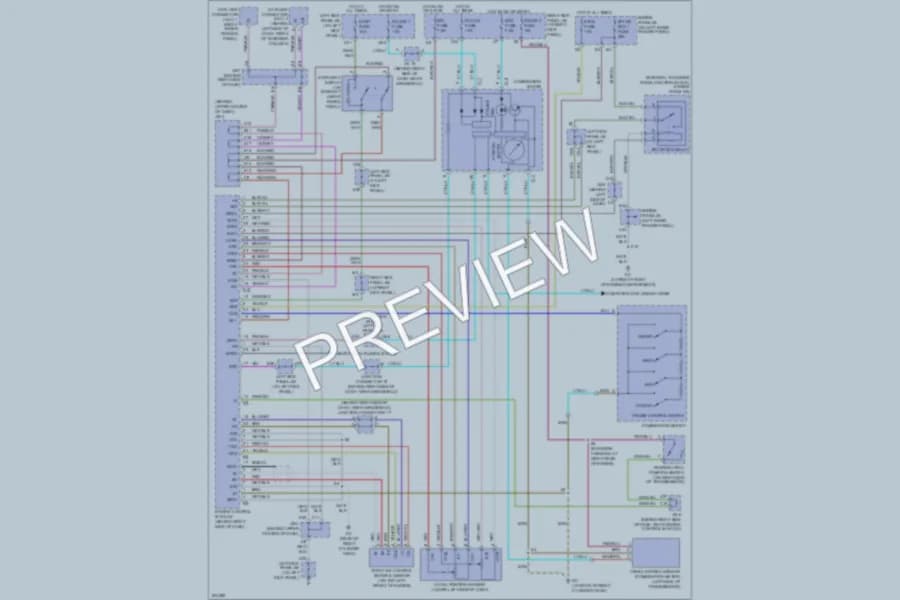 2005 Lexus LX470 Cruise Control wiring diagram preview