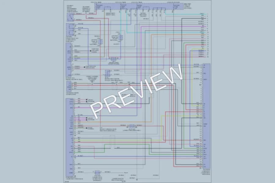 2005 Lexus LX470 Navigation wiring diagram preview