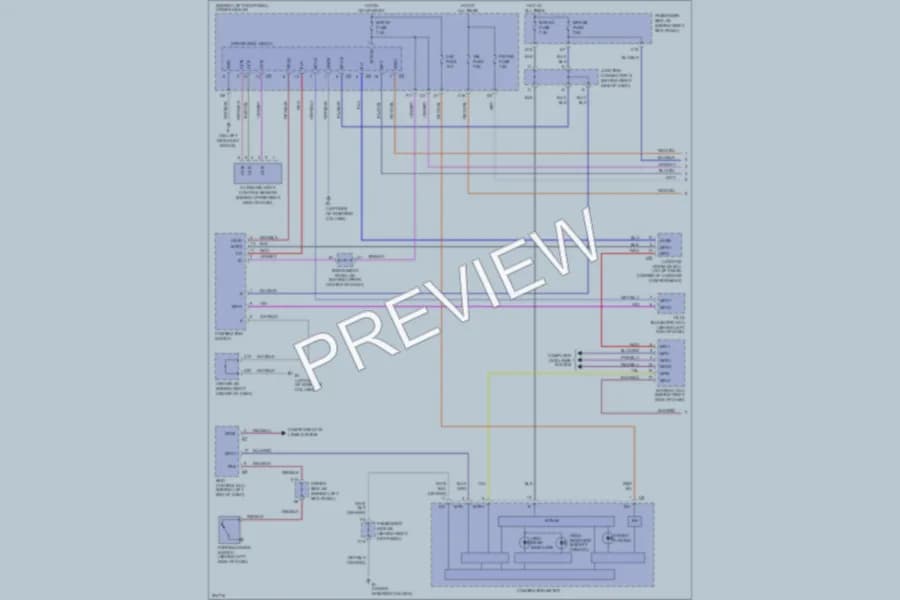 2005 Lexus SC430 Headlights wiring diagram preview