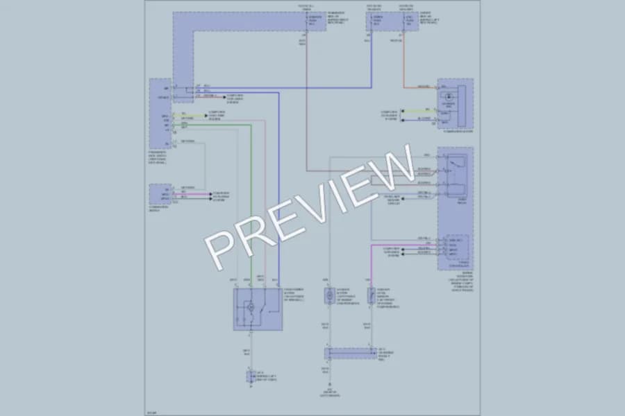 2005 Lexus SC430 Wiper Washer wiring diagram preview