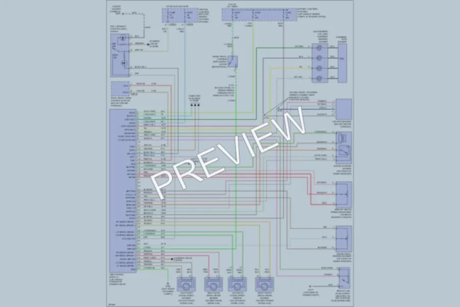 2005 Lincoln Aviator Anti Lock Brakes wiring diagram preview