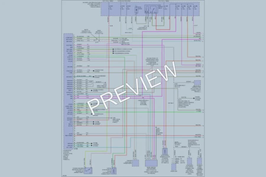 2005 Lincoln Aviator Engine Performance wiring diagram preview