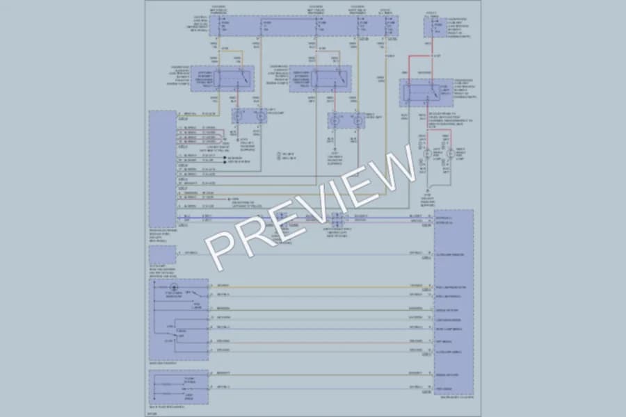 2005 Lincoln LS Headlights wiring diagram preview