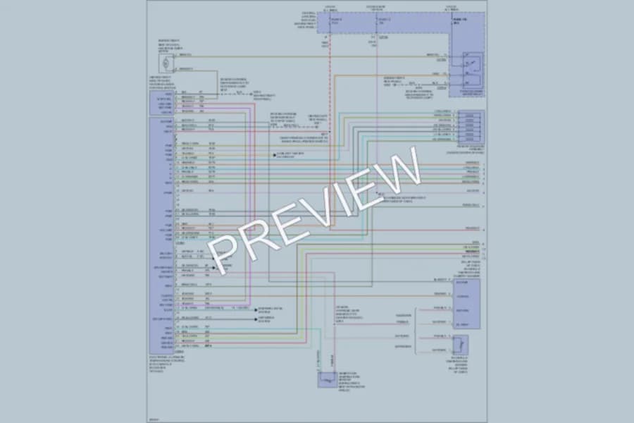 2005 Lincoln Navigator Air Conditioning wiring diagram preview