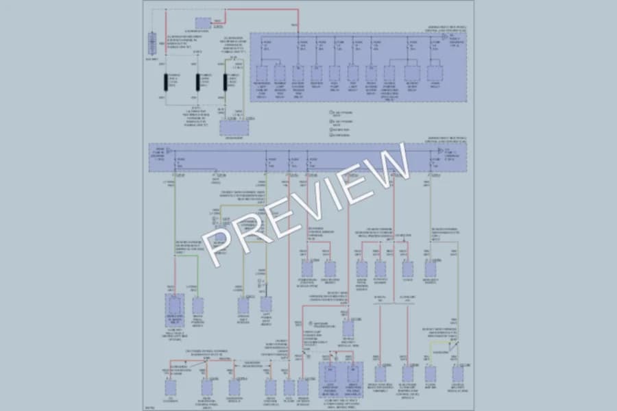 2005 Lincoln Navigator Power Distribution wiring diagram preview