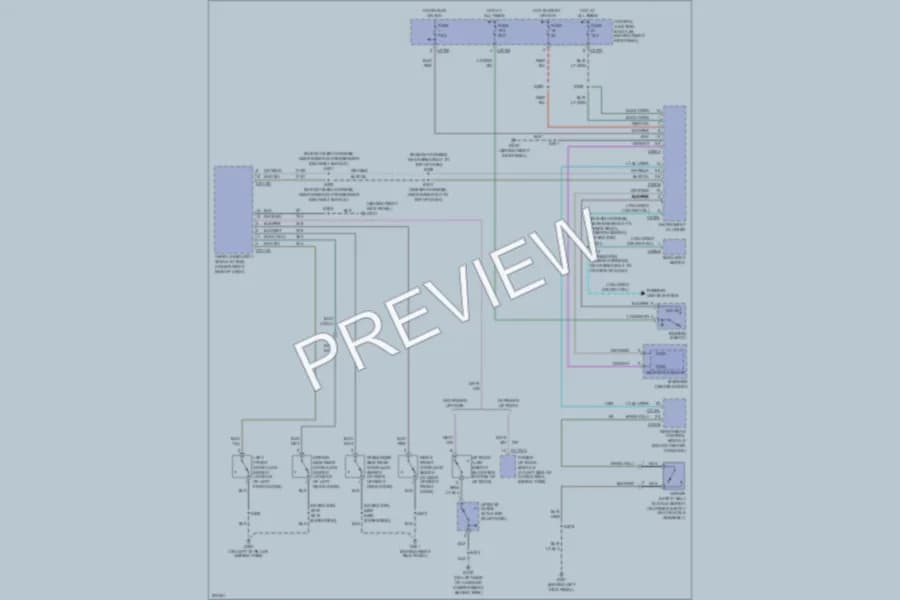 2005 Lincoln Navigator Warning Systems wiring diagram preview