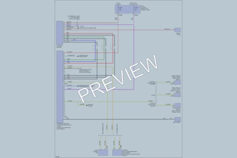 2005 MINI Cooper Navigation wiring diagram preview
