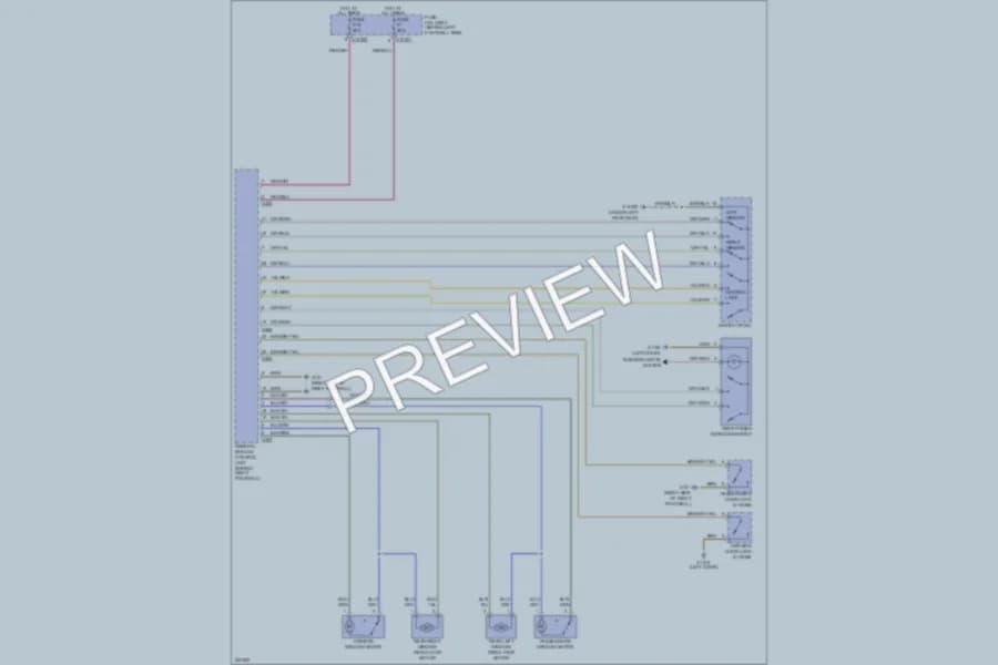 2005 MINI Cooper Power Windows wiring diagram preview