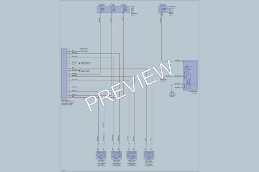 2005 Mazda 3 Anti Lock Brakes wiring diagram preview