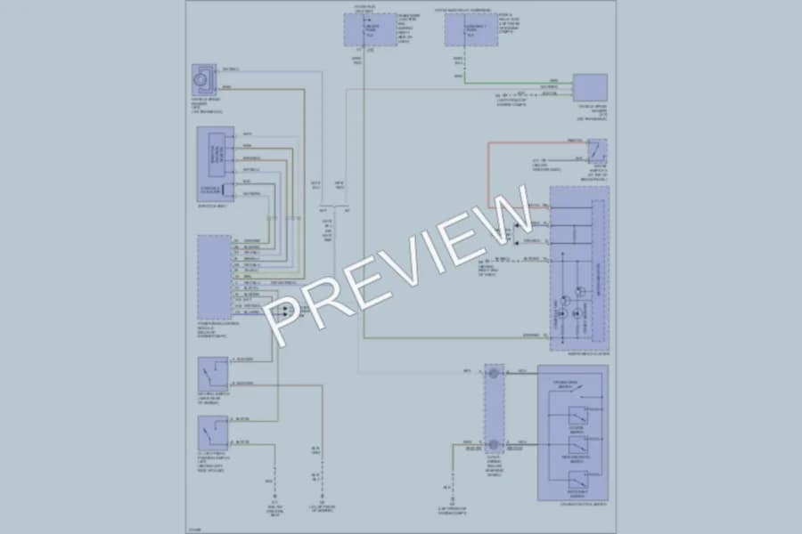 2005 Mazda 3 Cruise Control wiring diagram preview