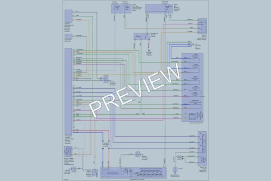 2005 Mazda 6 Transmission wiring diagram preview