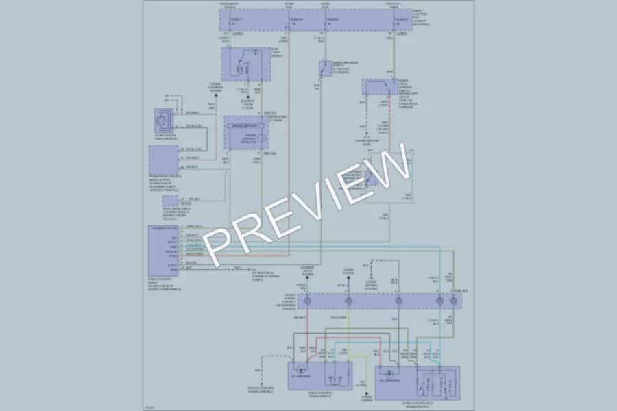 2005 Mazda B2300 Cruise Control wiring diagram preview