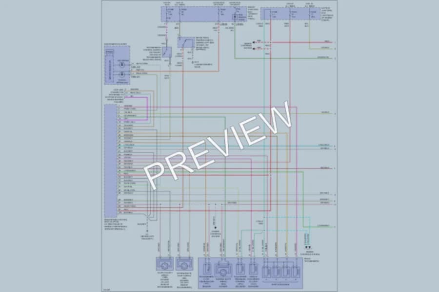 2005 Mazda B3000 Transmission wiring diagram preview