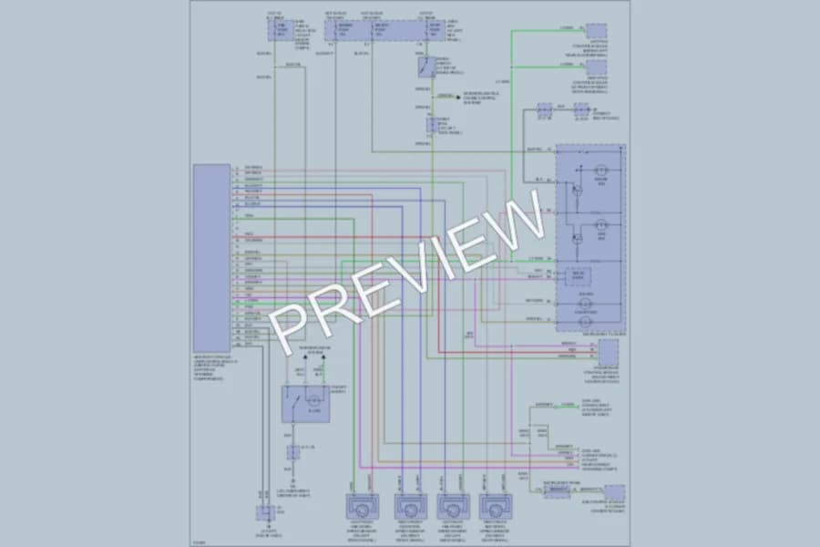 2005 Mazda MPV Anti Lock Brakes wiring diagram preview
