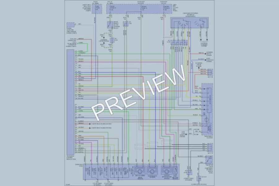 2005 Mazda MPV Transmission wiring diagram preview