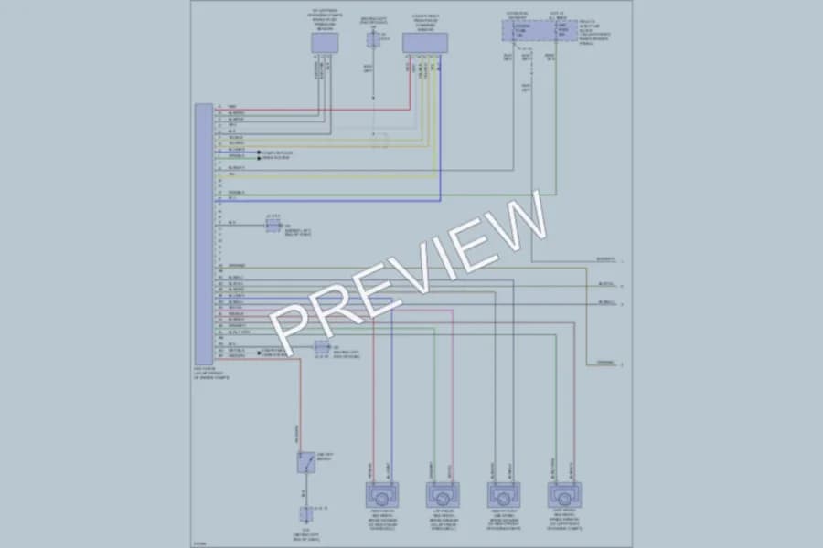 2005 Mazda RX8 Anti Lock Brakes wiring diagram preview