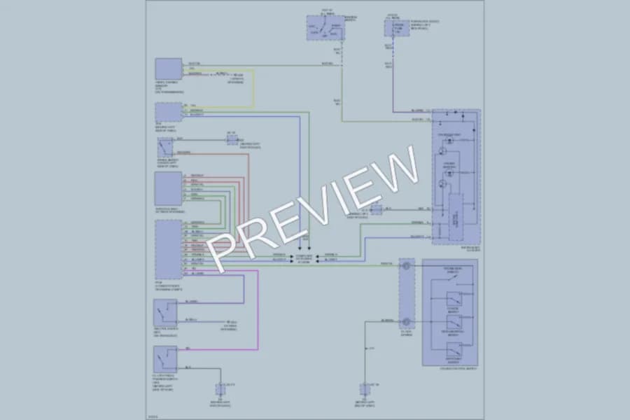2005 Mazda RX8 Cruise Control wiring diagram preview