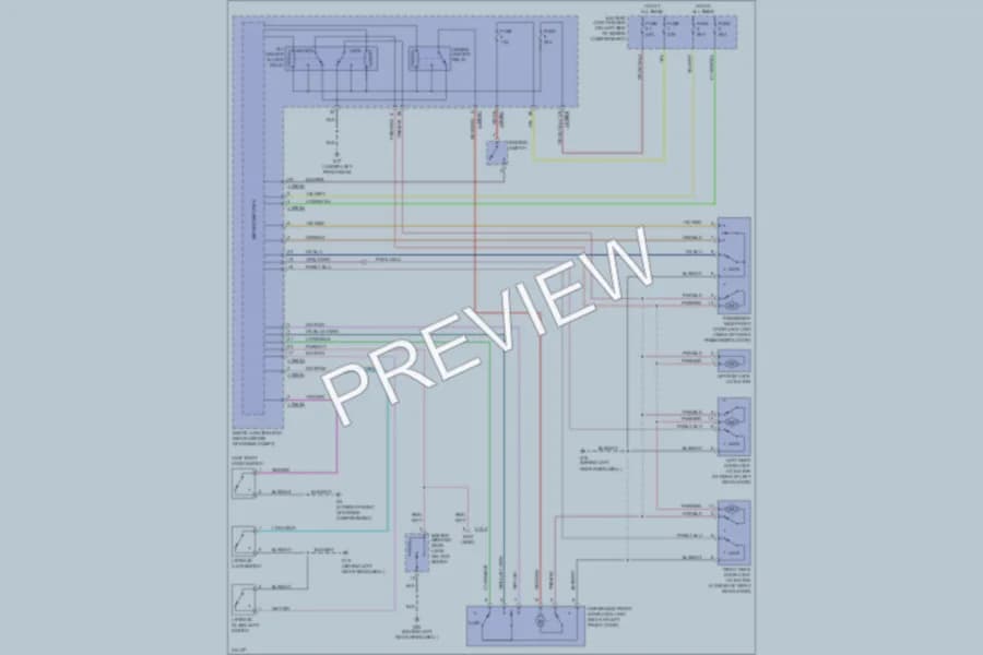 2005 Mazda Tribute Anti Theft wiring diagram preview