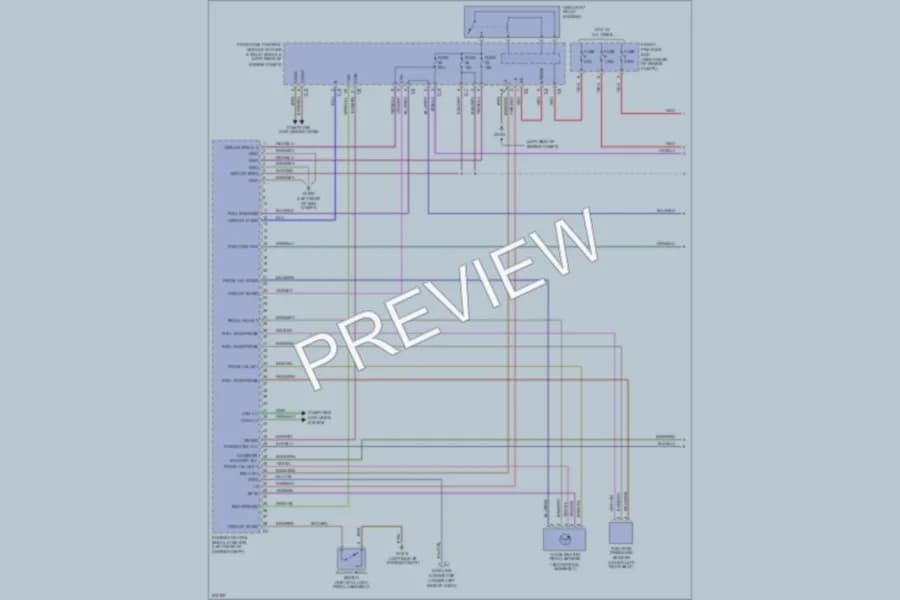 2005 MercedesBenz C230 Engine Performance wiring diagram preview