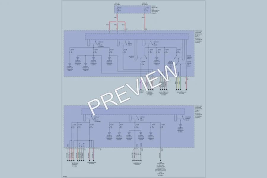 2005 MercedesBenz C320 Body Control Modules wiring diagram preview