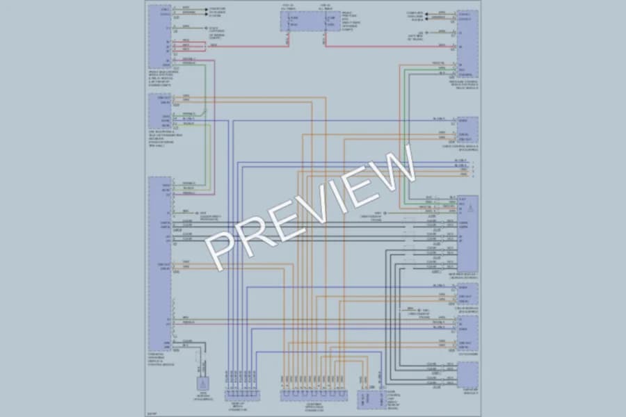 2005 MercedesBenz C320 Radio wiring diagram preview