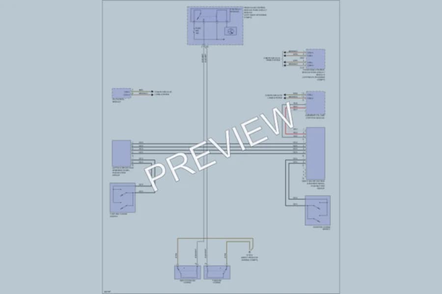 2005 MercedesBenz CLK320 Horn wiring diagram preview
