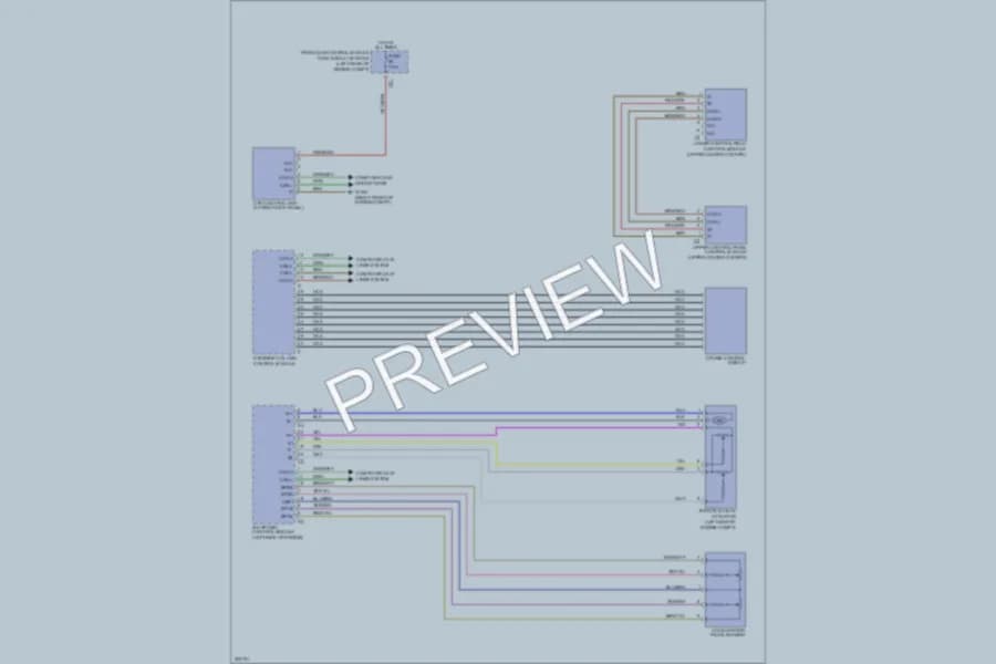 2005 MercedesBenz CLK500 Cruise Control wiring diagram preview