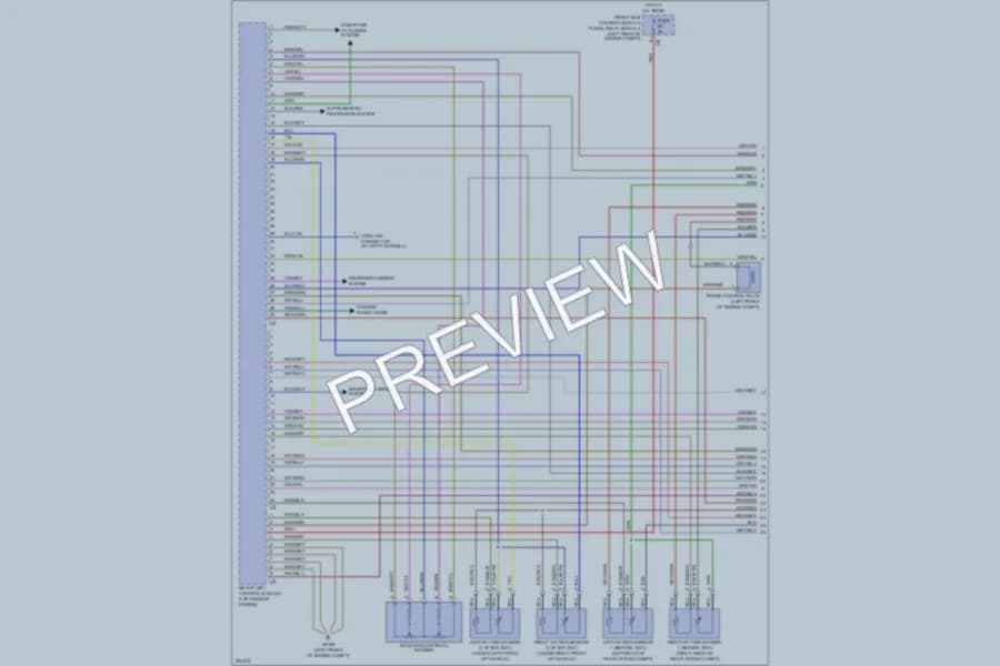 2005 MercedesBenz CLK500 Engine Performance wiring diagram preview