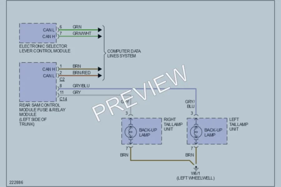 2005 MercedesBenz CLK500 Exterior Lights wiring diagram preview