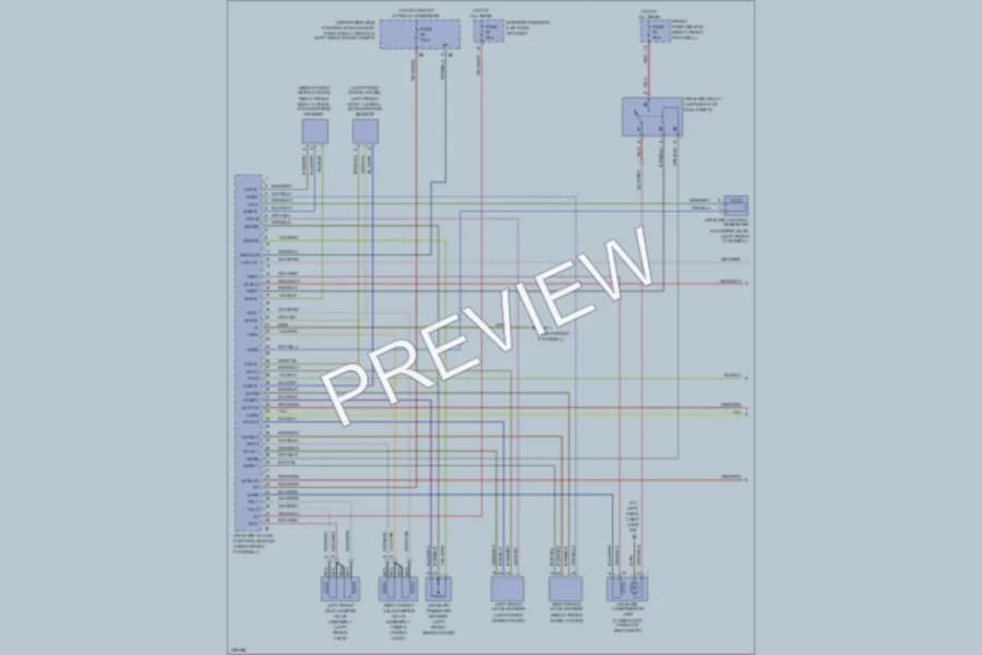 2005 MercedesBenz E500 Electronic Suspension wiring diagram preview