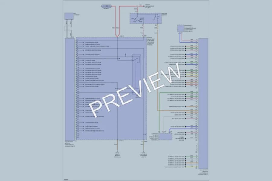 2005 MercedesBenz ML350 Body Control Modules wiring diagram preview