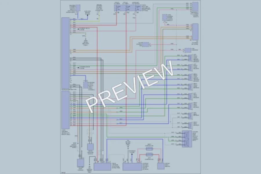 2005 MercedesBenz ML350 Navigation wiring diagram preview