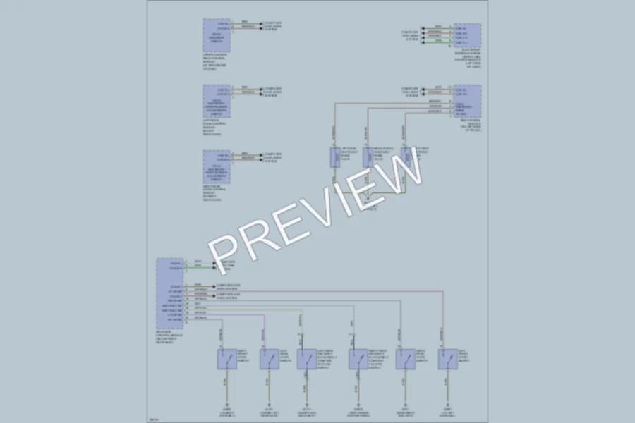 2005 MercedesBenz S430 Power Seats wiring diagram preview