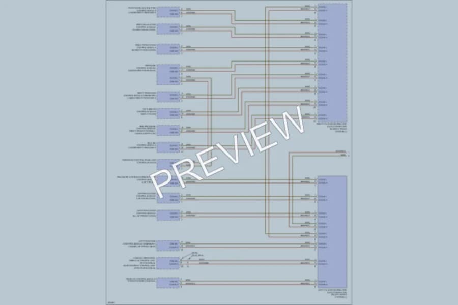 2005 MercedesBenz S500 Computer Data Lines wiring diagram preview