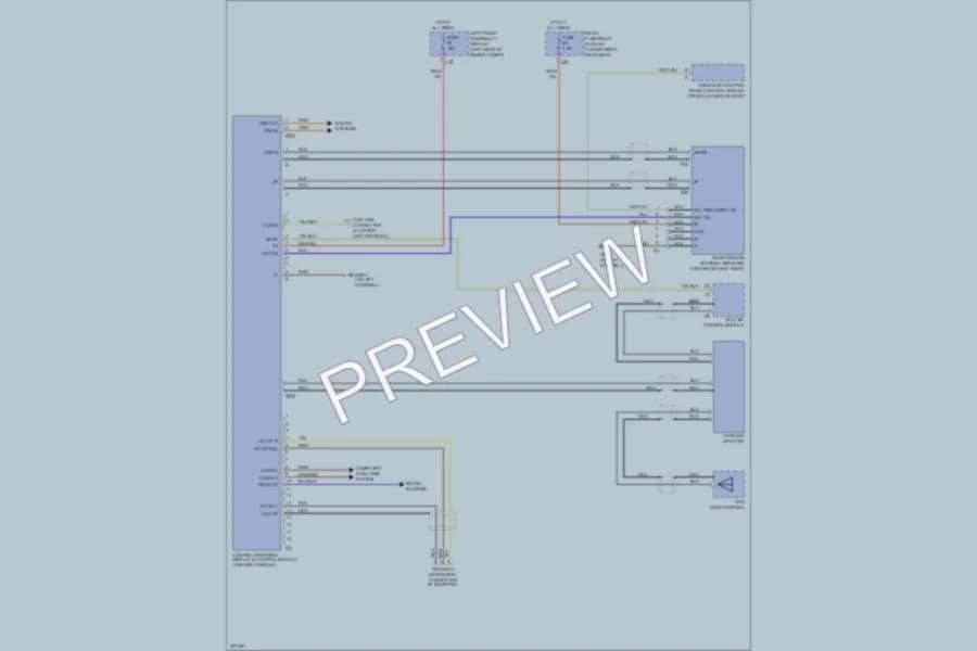 2005 MercedesBenz S500 Navigation wiring diagram preview