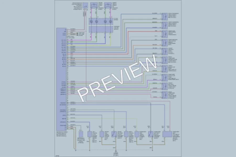 2005 MercedesBenz SLK350 Supplemental Restraints wiring diagram preview